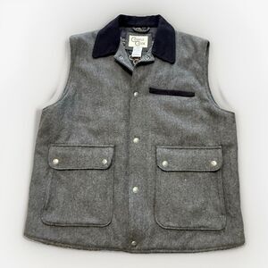 Cripple Creek Vest Mens Large Brown Wool Blend Western Rancher Cowboy Wear